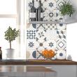 stickers carrelages - 24 stickers carrelages azulejos ornements design - ambiance-sticker.com
