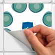 adesivi piastrelle di cemento - 30 stickers carreaux de ciment azulejos frederica - ambiance-sticker.com