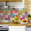 wall decal cement tiles - 30 wall stickers tiles azulejos dinora - ambiance-sticker.com