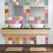 wall decal cement tiles - 30 wall stickers tiles azulejos dinora - ambiance-sticker.com