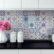 adesivi piastrelle di cemento - 30 stickers carrelages azulejos Riviera - ambiance-sticker.com