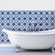 muurstickers cement tegels - 30 muursticker tegel azulejos Romeu - ambiance-sticker.com