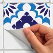 stickers carreaux de ciment - 30 stickers carrelages azulejos Romeu - ambiance-sticker.com
