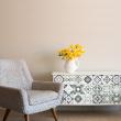 Wall decal tiled furniture 30 stickers decal tiled furniture evelyna - ambiance-sticker.com