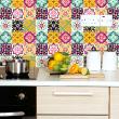 wall decal cement tiles - 9 wall stickers cement tiles azulejos celso - ambiance-sticker.com