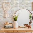 wall decal tiles - 9 wall stickers cement tiles candelaria marble - ambiance-sticker.com