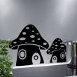 Stickers pour enfants - Maisons en forme de champignons - ambiance-sticker.com