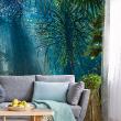 Papier peint panoramique pré-encollé - Papier peint panoramique jungle préencollé tropicale H 250 x L 480 cm - ambiance-sticker.com