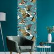 Wallpaper pre-pasted  - Wallpaper prepasted tropical banana leaves H300 x W60 cm - ambiance-sticker.com