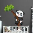 Stickers muraux Animaux - Sticker animaux panda sur une branche - ambiance-sticker.com