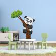 Stickers muraux Animaux - Sticker animaux panda sur une branche - ambiance-sticker.com