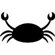 Stickers ardoises - Sticker ardoise Silhouette crabe - ambiance-sticker.com