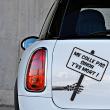 Car wall decals - Car ne me colle pas wall decal quote - ambiance-sticker.com