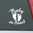 Stickers  pour les bébés - Sticker signer avec l'empreinte de bébé - ambiance-sticker.com