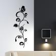 Flowers wall decals - Wall decal Branch and butterfly - ambiance-sticker.com