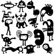 Stickers muraux pour les enfants - Sticker Caricature d'animaux - ambiance-sticker.com