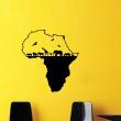 Stickers muraux design - Sticker mural Carte de l'Afrique - ambiance-sticker.com