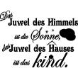 Adesivi con frasi - Adesivo citazione Das juwel des Himmels - ambiance-sticker.com