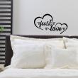 Wall decals with quotes - Wall sticker quote Just love - decoration - ambiance-sticker.com