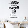 Stickers muraux citations - Sticker citation le seul endroit où le succès est ...-  Vidal Sassoon - ambiance-sticker.com