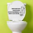 Stickers muraux pour WC - Sticker citation Wc 5 minuten, 10 minuten ... - ambiance-sticker.com