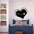 Stickers muraux Amour - Sticker mural Sticker coeur avec épingle - ambiance-sticker.com
