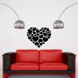 Stickers muraux Amour - Sticker mural Coeurs formant un coeur - ambiance-sticker.com