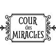 Stickers muraux design - Sticker mural Cour des miracles - ambiance-sticker.com