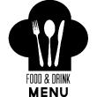 Sticker Food & drink menu - Stickers muraux pour la cuisine - ambiance-sticker.com