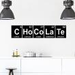 Stickers muraux pour la cuisine - Sticker décoratif chocolat / éléments du tableau périodique - ambiance-sticker.com