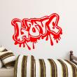 Sticker graffiti - Sticker Design Love - ambiance-sticker.com