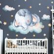 Stickers enfant animaux - Sticker éléphant au pays des rêves - ambiance-sticker.com
