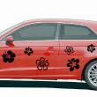 Car Stickers and Decals - Sticker Set of hibiscus - ambiance-sticker.com