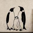 Stickers muraux Animaux - Sticker Famille de pingouin - ambiance-sticker.com