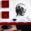 Wall decals for kids - Fairy on the moon wall decal - ambiance-sticker.com