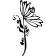 Stickers muraux fleurs - Sticker fleur de profil - ambiance-sticker.com