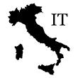 Stickers et Autocollants Voiture - Sticker Forme complète de l'Italie - ambiance-sticker.com