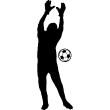 Stickers sport et football - Sticker  gardien de football 1 - ambiance-sticker.com