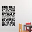 Stickers muraux citations - Sticker Have House rules love each other - ambiance-sticker.com