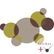 Stickers muraux horloges couleurs - ambiance-sticker.com
