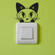 Stickers Prises et Interrupteurs - Sticker interrupteur adorable chaton - ambiance-sticker.com