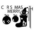 Adesivi murali di Natale - Adesivo Giocattoli di Natale - ambiance-sticker.com