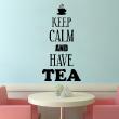 Stickers muraux 'Keep Calm' - Sticker Prenez du thé - ambiance-sticker.com