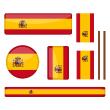 Stickers et Autocollants Voiture - Sticker Kit de divers drapeaux espagnols - ambiance-sticker.com