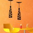 Stickers muraux design - Sticker mural Lampe girafe - ambiance-sticker.com