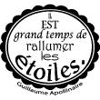 Sticker Les étoiles - Guillaume Apollinaire - ambiance-sticker.com