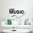 Vinilos decorativos música - Vinilo Love music - ambiance-sticker.com