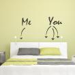 Stickers muraux pour chambre - Sticker mural Me You - ambiance-sticker.com