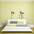 Stickers muraux pour chambre - Sticker mural Me You - ambiance-sticker.com