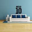 Stickers sport et football - Sticker  Messi 10 - ambiance-sticker.com